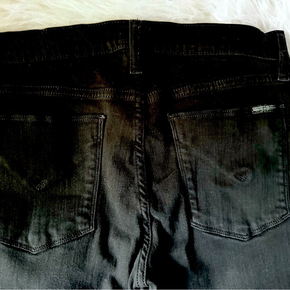 EUC Hudson Jeans Black‎ Skinny Denim Size 27 - Picture 4 of 5